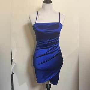 Wrapped In Stylish Satin Mini Dress from Windsor